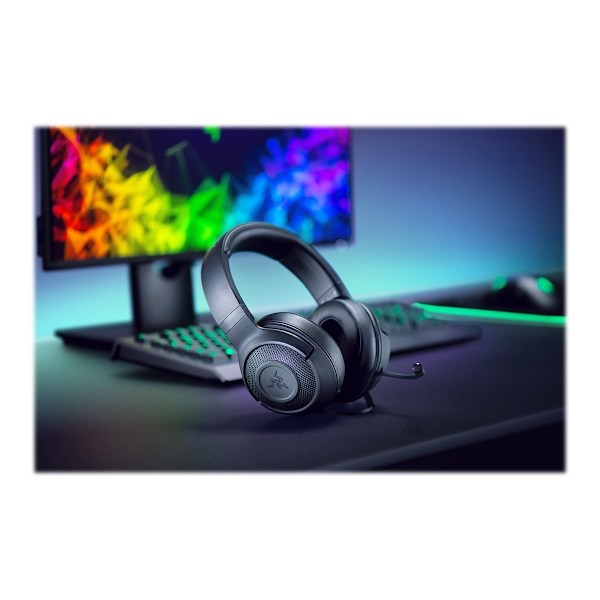Razer USA Razer Kraken X Lite Kabling Headset Sort