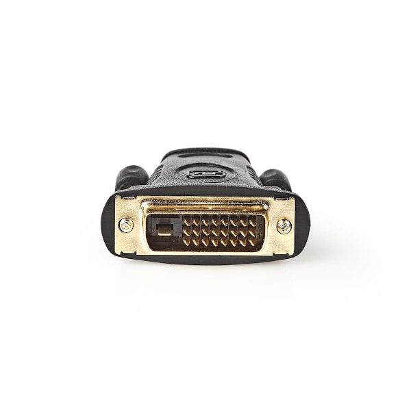 Nedis HDMI™ Adapter | DVI-D 24 + 1-pin han | HDMI ™ -udgang | Nikkelplateret | Lige | ABS | Sort | 1 stk. | Box