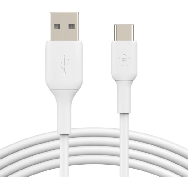 Belkin BOOST CHARGE™ USB-A - USB-C-kaapeli, 0,15 m, valkoinen