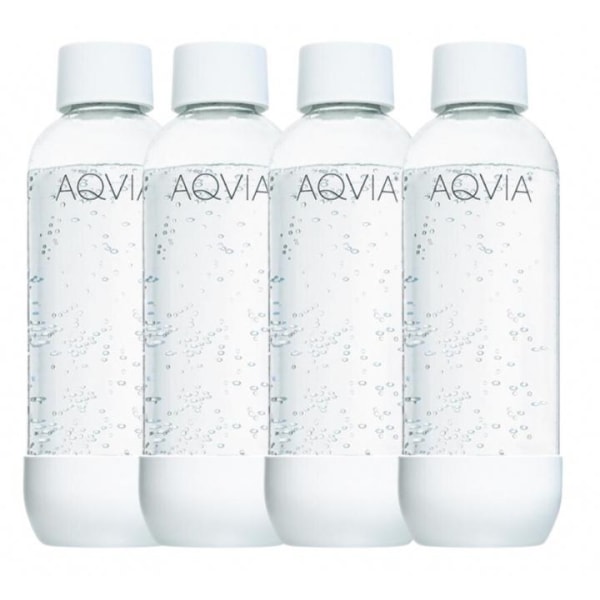 4-pack AGA AQVIA PET-flaska, 1L (Vit)