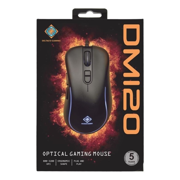 DELTACO GAMING DM120 optical gaming mouse,