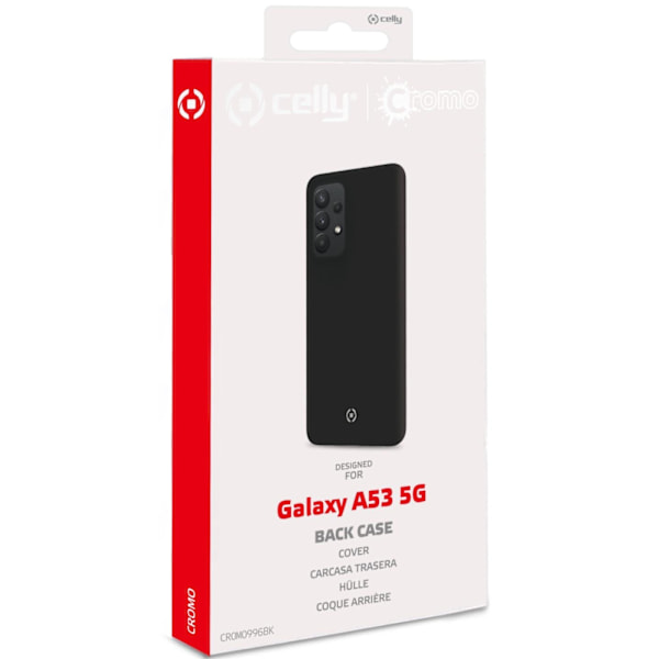 Celly Cromo Soft rubber case Galaxy A53 5G / Enterp Svart
