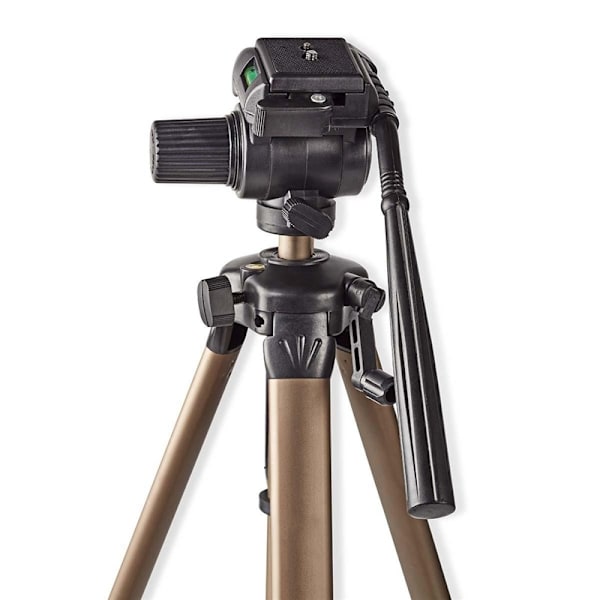 Nedis Stativ | Maximal lastkapacitet: 4.0 kg | Minsta arbetshöjd: 64.0 cm | Maximal arbetshöjd: 161.0 cm | 2 Segment | Pan & Tilt | Resväska ingår | A