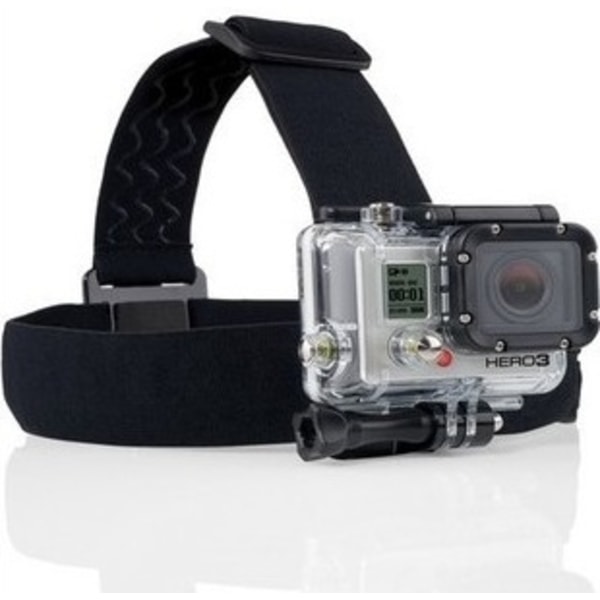 Pannband för GoPro 2 / 3 / 3+ / 4 Svart