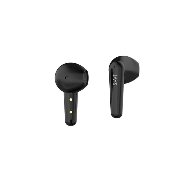 JAYS Headphone t-Six TWS True Wireless In-Ear Black Svart
