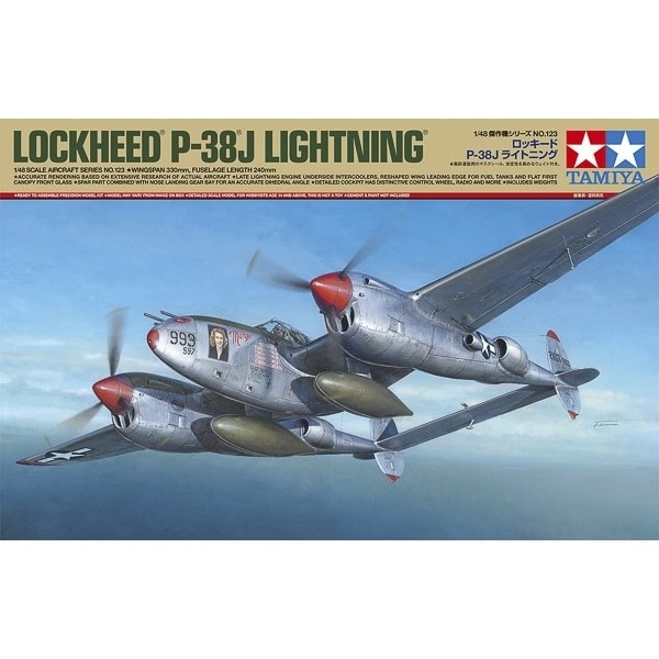 TAMIYA 1/48 Lockheed® P-38®J Lightning®