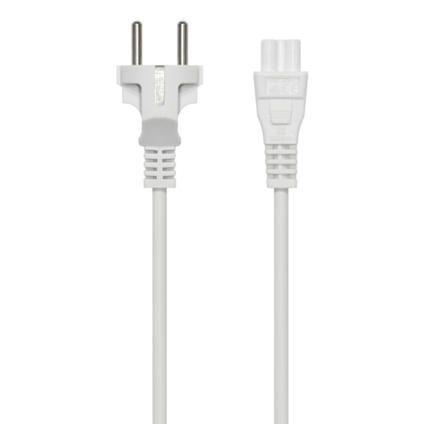 Deltaco Earthed device cable, straight CEE 7/7 > IEC 60320 C5, 2m