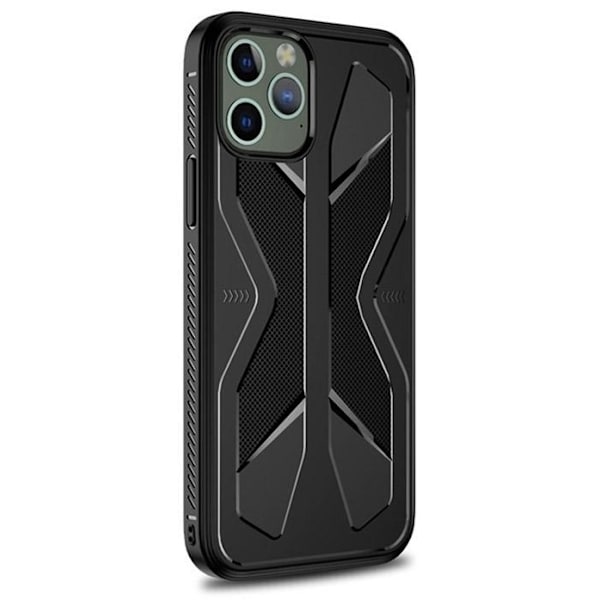 Stöttåligt mobilskal till iPhone 12 mini, Svart Svart