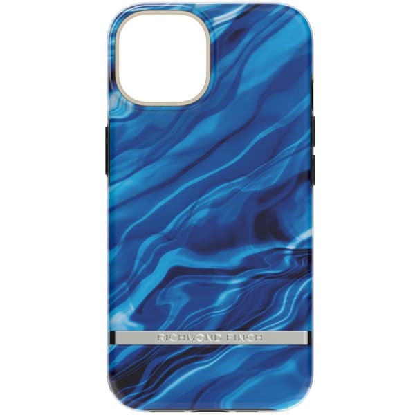 Richmond & Finch iPhone 14 case, Blue Waves Blå