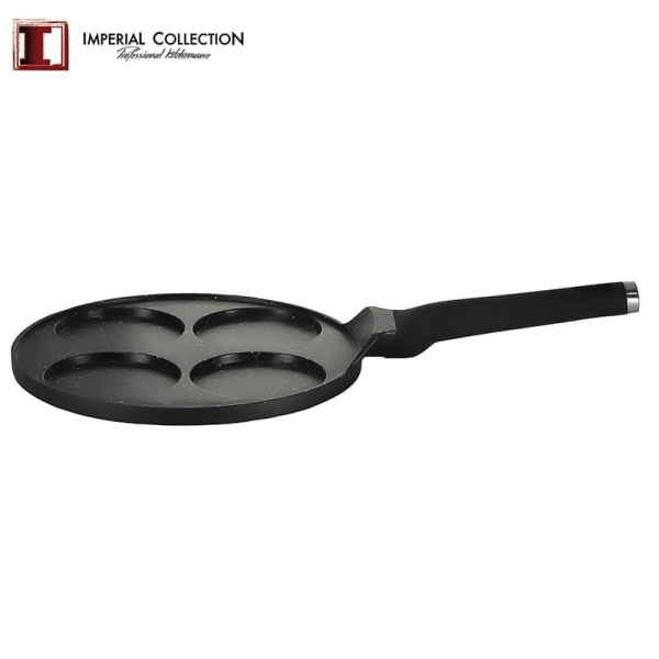 Imperial Collection - Crepes-panna med 4 formar, 26cm Black