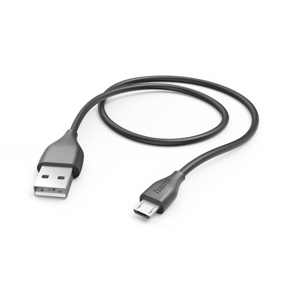 HAMA Charging Cable USB-A to Micro-USB Black 1.5m
