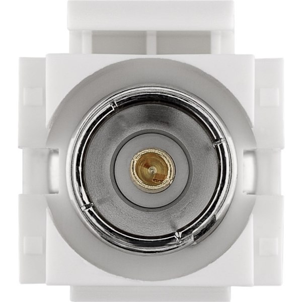 Goobay Keystone-modul SAT/antenne, planforsænket montering IEC / koaksial socket > F socket