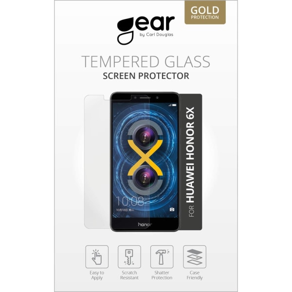 GEAR Härdat Glas 2.5D Huawei Honor 6X Transparent