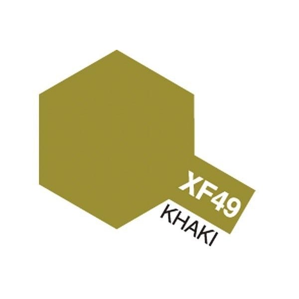 TAMIYA Acrylic Mini XF-49 Khaki (Flat) Grön