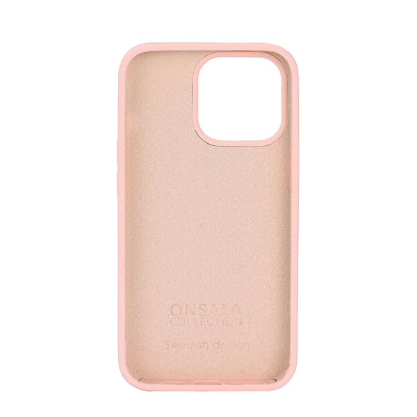 ONSALA Mobilcover Silikone Chalk Pink - iPhone 13 Pro Rosa