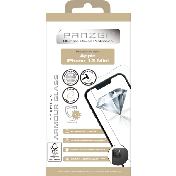 panzer iPhone 13 Mini Armour Glass Transparent