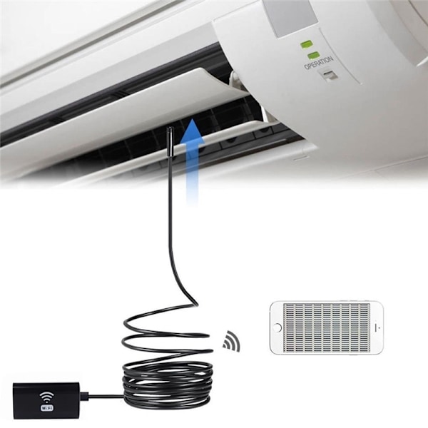 Inspektionskamera till Android & PC - 8-LED & 5m sladd