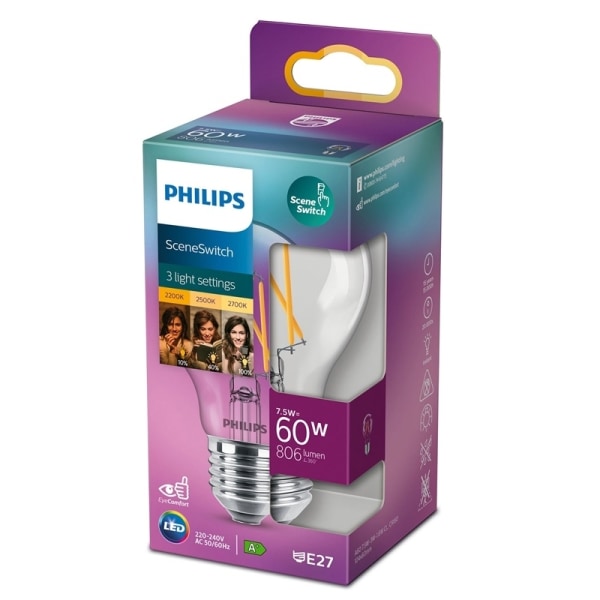 Philips LED SceneSwitch E27 Normal 60-