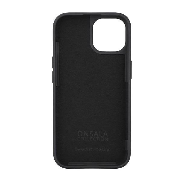 Onsala Back Sil Touch Recycled MagSerie iPhone 13/14/15 Black Svart