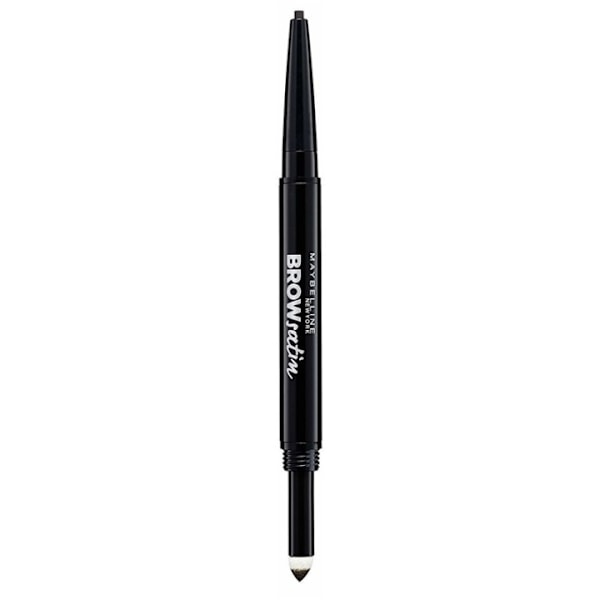 Maybelline Brow Satin Duo Pencil - Sortbrun