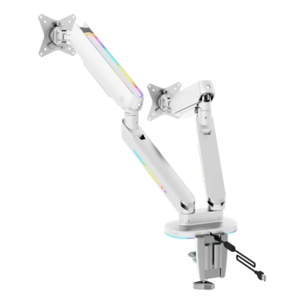 deltaco_gaming WA96 Premium Gaming Dual monitor arm  RGB light w