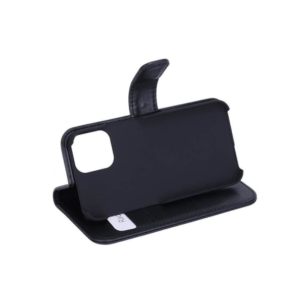 RADICOVER Strålingsbeskyttende Wallet PU iPhone 12 Mini Flipcover RFID Sort Svart