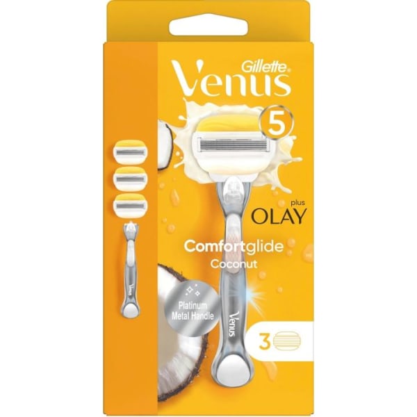 Gillette Venus Rakhyvel Comfortglide Coconut Olay 3st