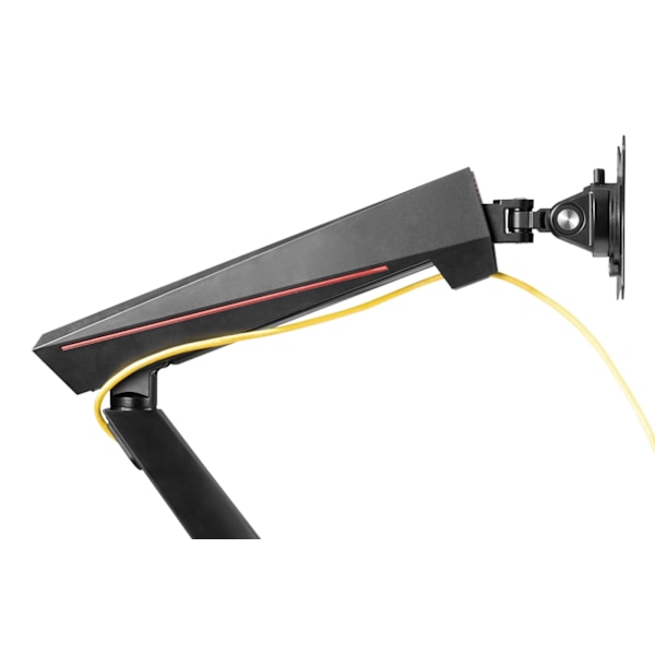 DELTACO Single Monitor Spring-Assisted Pro Gaming Monitor Arm