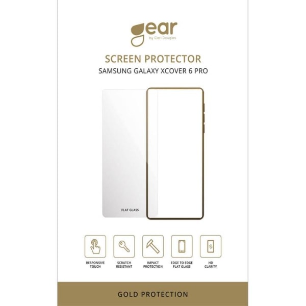 GEAR Hærdet Glas 2.5D Galaxy Xcover 6 Pro/Xcover 7 Transparent