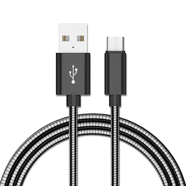 NORDIQZENZ Micro-USB-kaapeli metallikuorilla, 1m