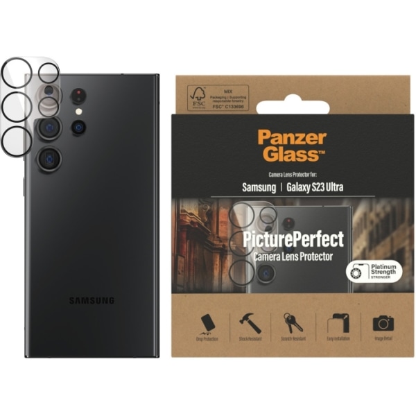 PanzerGlass PicturePerfect -kameran linssinsuoja, Samsung Galaxy Transparent