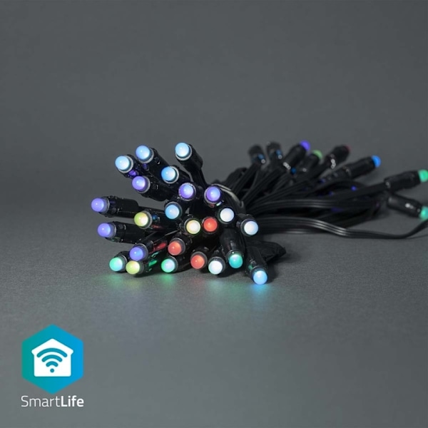 Nedis SmartLife Julbelysning | Festljus | Wi-Fi | RGB | 48 LED's | 10.80 m | Android™ / IOS