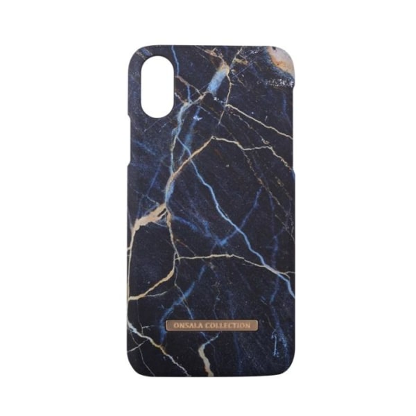 ONSALA COLLECTION Mobil Cover Soft Black Galaxy Marble iPhone X/ Svart