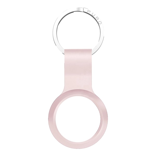 Puro Apple AirTag ICON nøglering med karabinhage, rosa