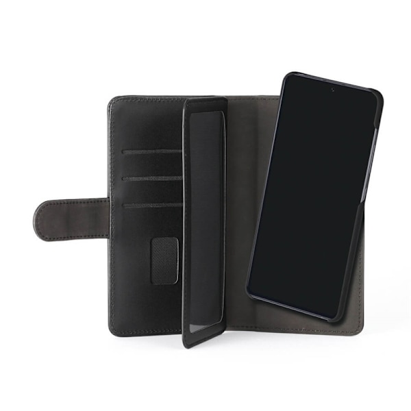 GEAR Mobilfodral 2-i-1 3 Kortfack Svart - Samsung A41 Svart