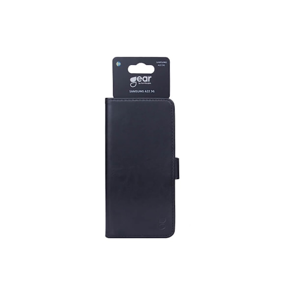 GEAR Wallet Sort - Samsung A22 5G Svart