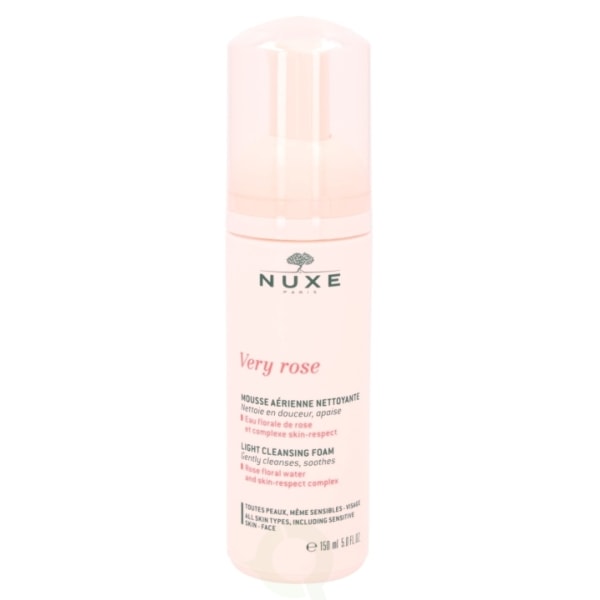 Nuxe Very Rose Light Cleansing Foam 150 ml All Skin Types, Inclu