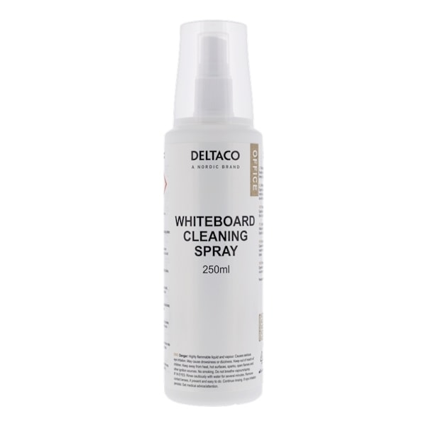 DELTACO whiteboard cleaning liquid, 250ml