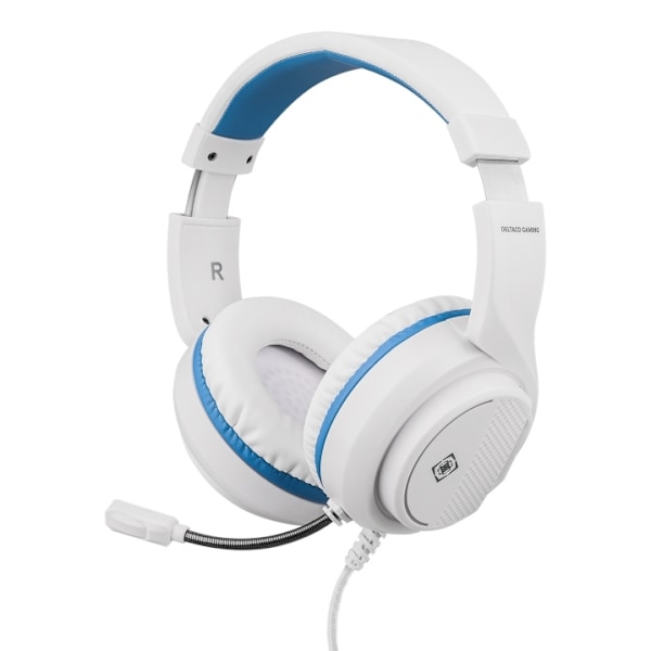 DELTACO GAMING Stereo Gaming Headset for PS5, 1x 3.5mm connector,white