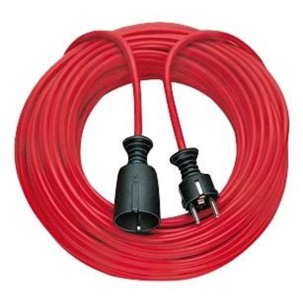 Plastic Extension Cable Red 20m H05VV-F 3G1,5