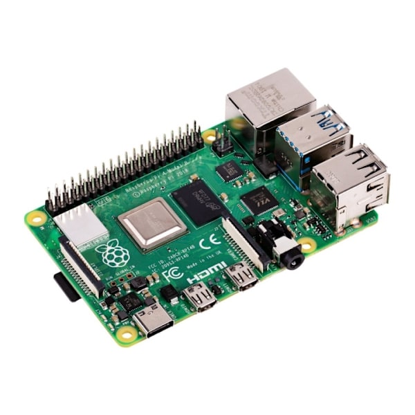 Board Pi 4B CPU2.4GHz/8GB/USB3.0/HDMI/BT/Wifi 8GB, 8 GB Grøn
