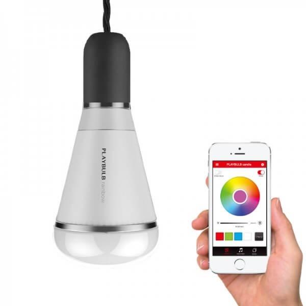 MiPow Playbulb Rainbow Vit RGB BT 600lumen 10W E27