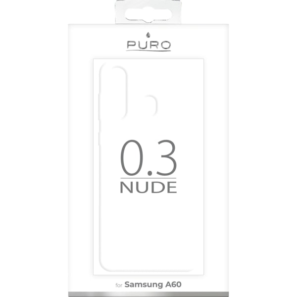 Puro Samsung Galaxy A60, 0.3 Nude Cover, Transparent Transparent