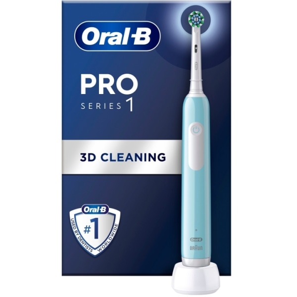 Oral B Elektrisk tandbørste Pro1 Turkis + Ekstra Refill