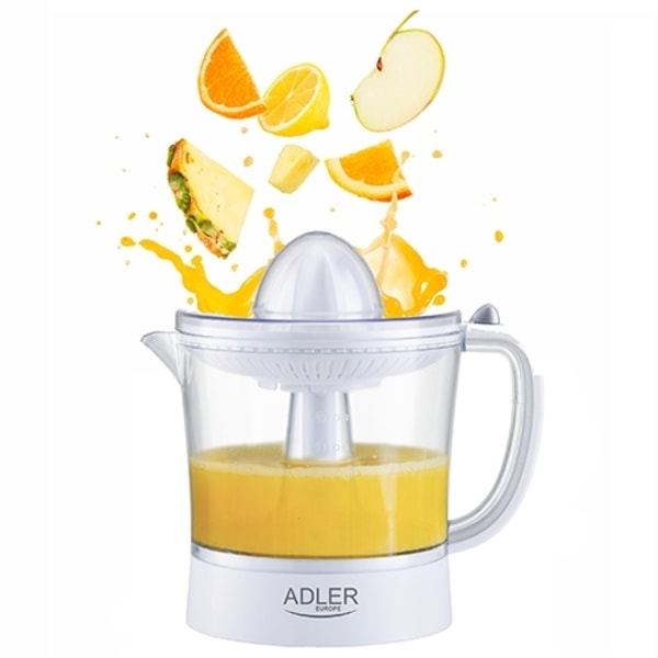 Adler Citruspress inkl Mätkanna 1L, Vit