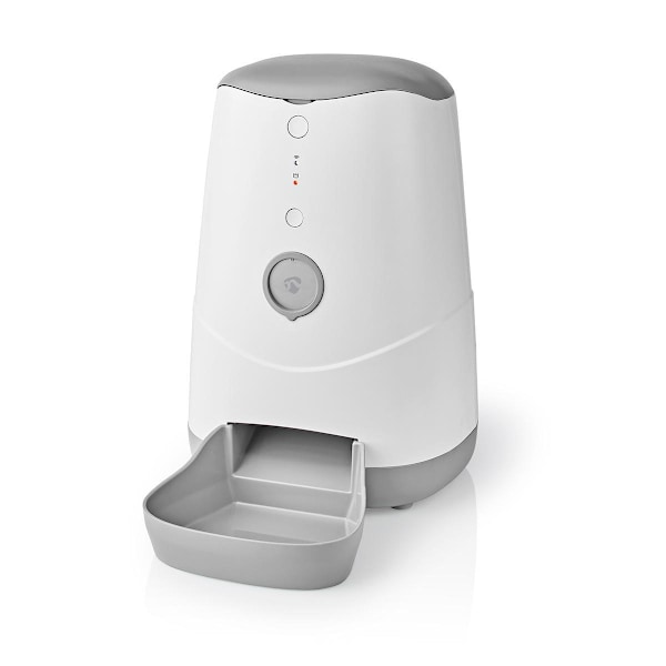 Nedis SmartLife Dispenser för husdjursfoder | Automatisk hund- och kattmatare | Wi-Fi | 3.7 l | Android™ / IOS