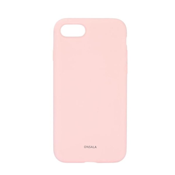 ONSALA Suojakuori Silikooni Chalk Pink - iPhone 6/7/8/SE Rosa