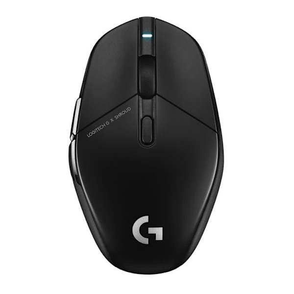 Logitech G303 Shroud Edition Trådløs Gamingmus, Sort Sort