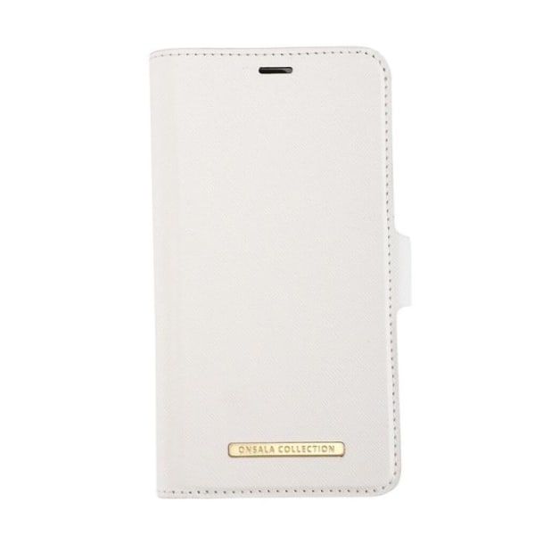 Onsala Wallet iPhone 12/12 Pro Saffiano White Vit