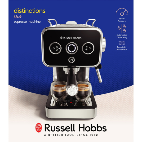 Russell Hobbs Espressomaskin Distinctions Espresso Machine Black 26450-56